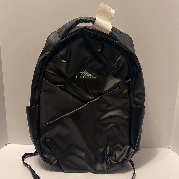High Sierra Luna 17.6” Black Water Resistant Backpack w/ Padded Laptop Sleeve - Picture 2 of 7